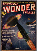 Thrilling Wonder February 1939 SciFi Cvr; Max C. Sheridan; Carl Jacobi