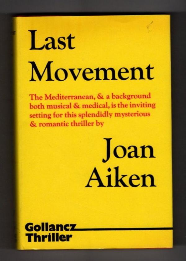 Gollancz Thriller Last Movement by Joan Aiken  Publisher's File Copy