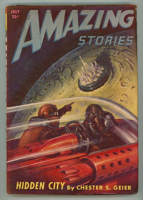 Amazing Stories July 1947 Krupa Hidden City Cvr