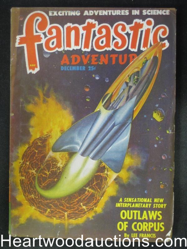 "Fantastic Adventures" Dec 1948 Virgil Finlay, Krupa, Ruth