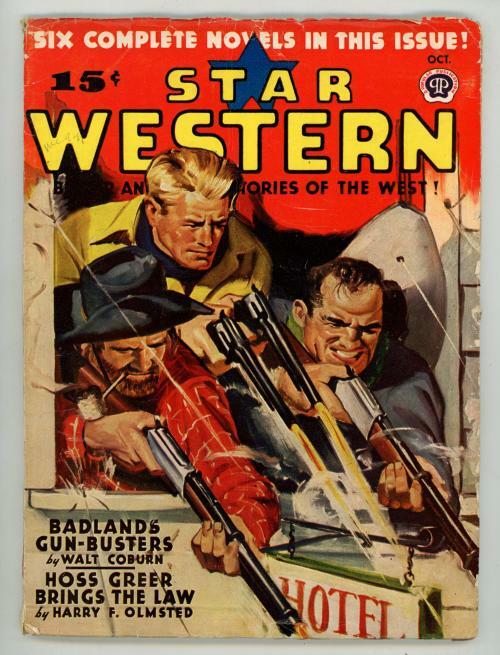 Star Western Oct 1945 Harry F. Olmsted, Walt Coburn, Tom W. Blackburn