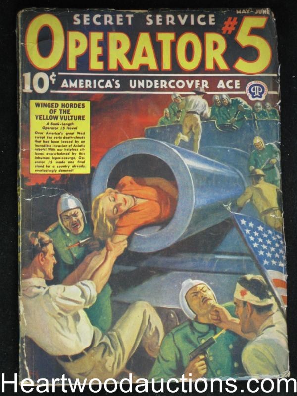 Operator #5 May Jun 1939 GGA Woman in Tank Barrel cvr