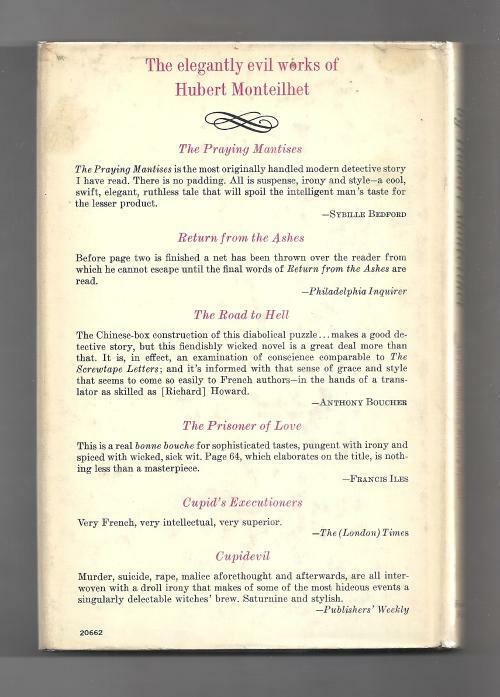 Andromache: or the Inadvertent Murder by Hubert Monteilhet; (First Edition)