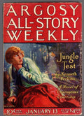 Argosy Jan 13 1923 Burroughs - Tarzan and the Golden Lion 6/7 - Pulp