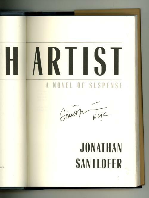 The Death Artist by Jonathan Santlofer (First Edition) Signed