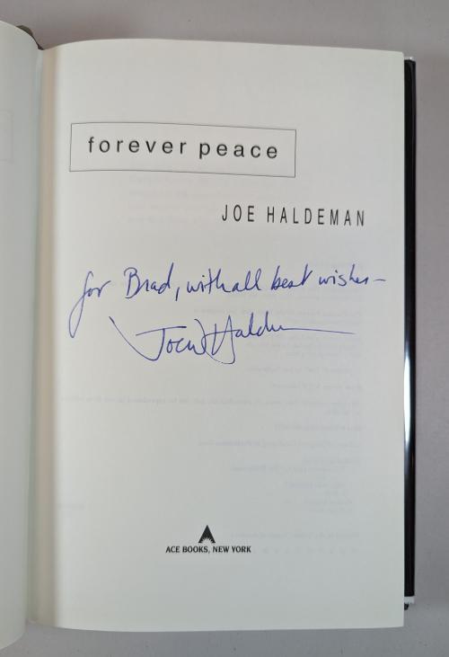 Forever Peace by Joe Haldeman (First Edition) Signed