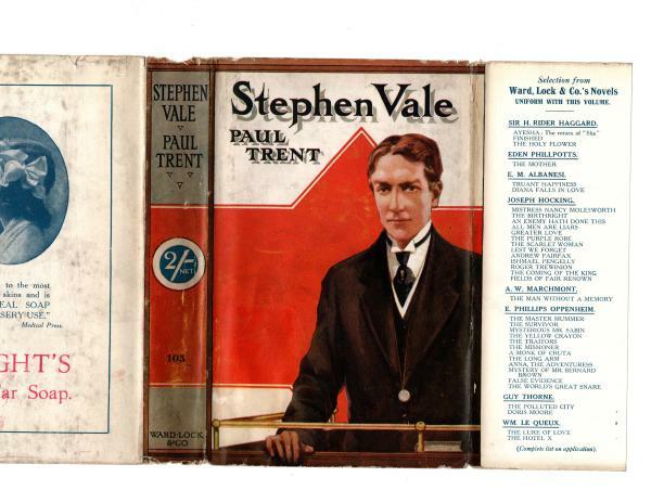 Stephen Vale by Paul Trent (Hubin listed Mystery) File Copy