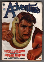 Adventure Nov 1936 H. Rodgers Cvr; Luke Short "Rustler's Range"