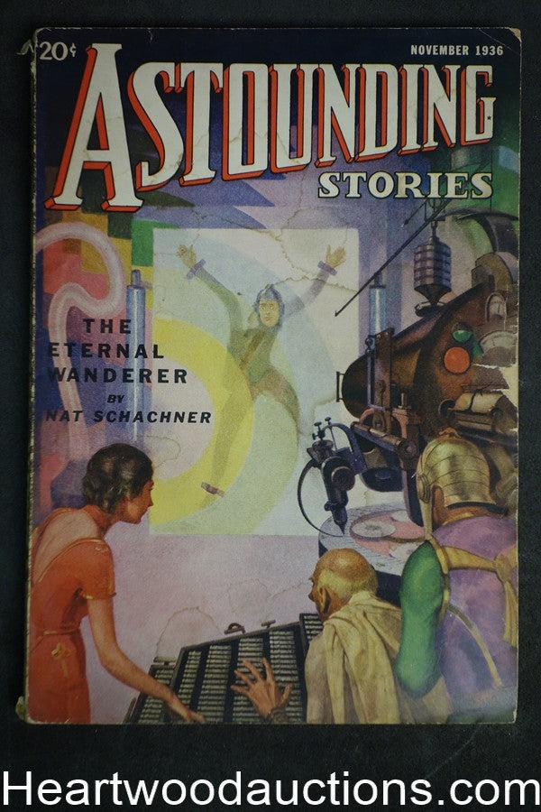 "Astounding Stories" November 1936 John Russell Fearn, Murray Leinster, John W.