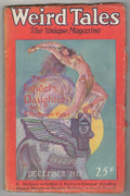 Weird Tales Dec 1927 C.A. Smith, E.H. Price, Burks,Derleth, Ed Hamiliton