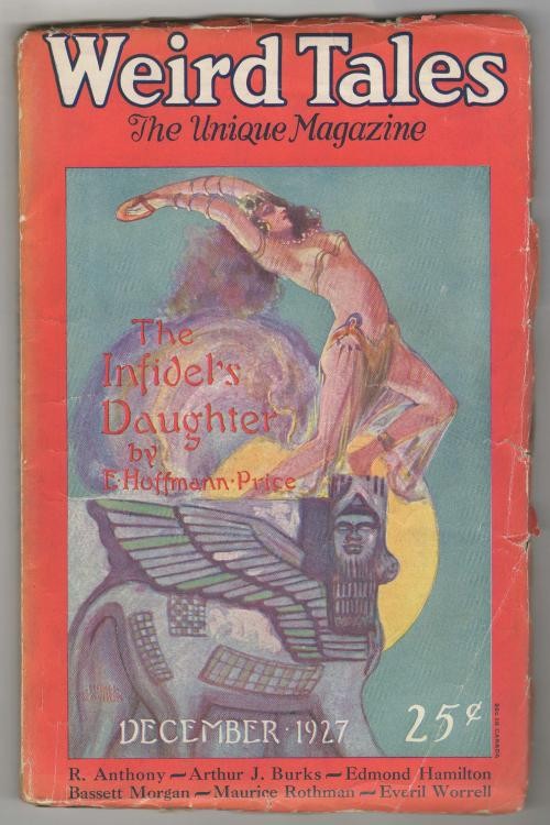 Weird Tales Dec 1927 C.A. Smith, E.H. Price, Burks,Derleth, Ed Hamiliton