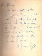 Judgement Night by C.L. Moore (First Edition) Signed by A.E. Van Vogt