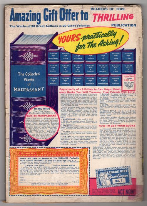 Phantom Detective Aug 1939 Robert Wallace - Pulp