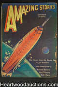 Amazing Stories Oct 1931 Jack Williamson Cover story
