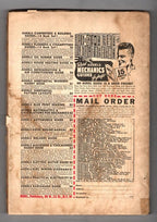 The Shadow 1949 Winter Scarce issue; Rozen Cvr: female attacks shadow with kn...
