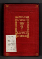 Berenice by E. Phillips Oppenheim (First UK Edition) Hubin Listed, Ward File ...