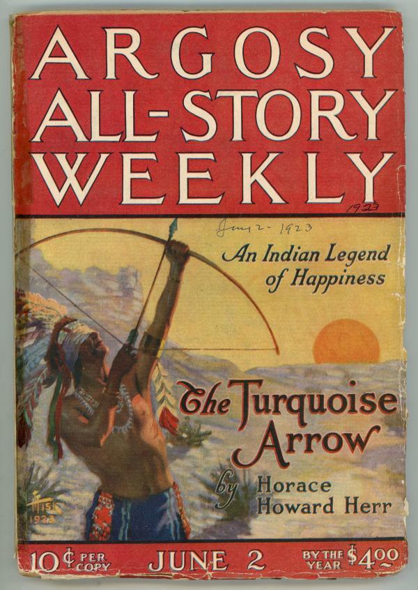 Argosy Jun 2 1923 Burroughs - The Mood Maid 5/5 Pulp