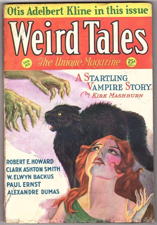 Weird Tales Nov 1931 C. C. Senf Cvr; R. E. Howard; Vampire story; - Pulp