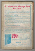 Weird Tales Mar 1935 Brundage Cvr; RE Howard- Conan; Moore; Ernst