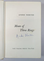 Moon of Three Rings by Andre Norton (First Edition) Signed