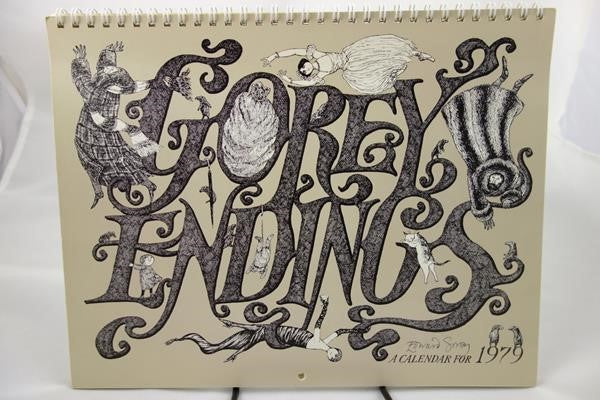 The Edward Gorey Calendar for 1979 by Edward Gorey Signed 1st- High Grade