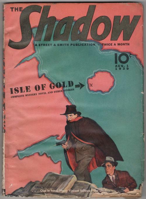The Shadow Aug 1 1939 Graves Gladney Cvr; Maxwell Grant; Clifford Goodrich