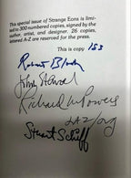 Strange Eons by Robert Bloch (Limited Edition) Signed by 4, Printing Error