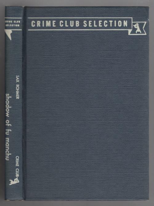 Shadow of Fu Manchu by Sax Rohmer (First Edition)