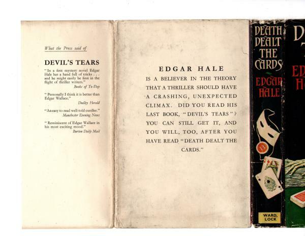 Death Dealt the Cards by Edgar Hale (First Edition) File Copy Skeleton Cover
