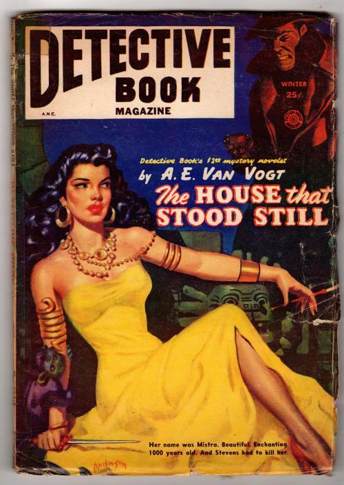 Detective Book Winter 1951 Allen Anderson Cvr, A. E. Van Vogt