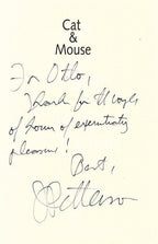 Cat & Mouse by James Patterson (First Edition) Signed Penzler's Copy