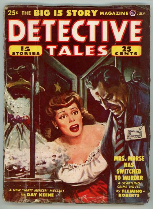 Detective Tales Jul 1948  GG Cover Art; GT Fleming Roberts
