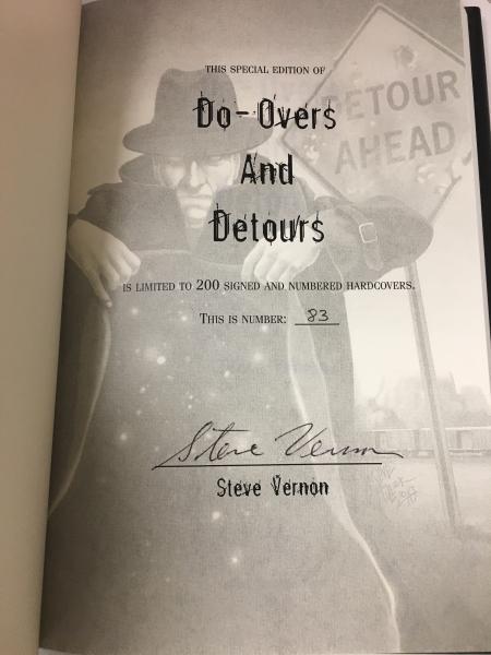 Do-Overs and Detours by Steve Vernon (First Edition) LTD Signed