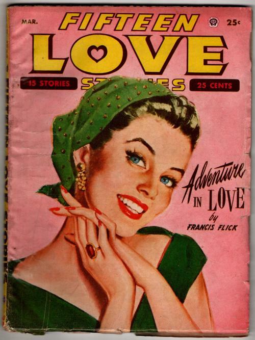 Fifteen Love Mar 1954 Pulp GGA Cvr; Francis Flick