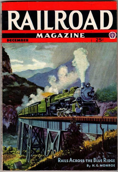 Railroad Magazine Dec 1943; Frederick Blakeslee Cvr Art;