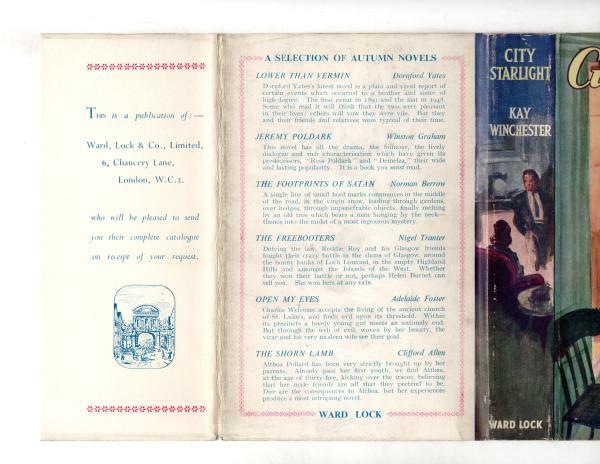 City Starlight by Kay Winchester (First Edition) Ward Lock File Copy