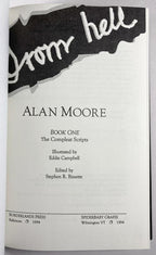 FROM HELL: The Compleat Scripts by Alan Moore (Limited) Slipcase Signed