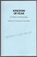 Kingdom of Fear by Tim Underwood (editor) Uncorrected Proof