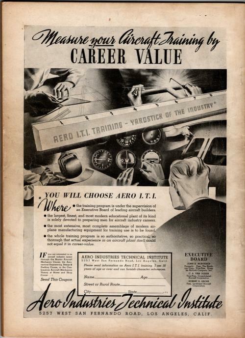 Air Trails May 1938 Frank Tinsley Cvr; Bill Barnes Novel by George L. Eaton