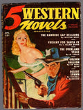 5 Western Novels Apr 1951 GGA Cvr Wilton West, J Allan Dunn, A. Leslie