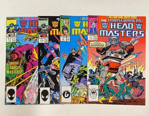Lot of 4 Transformers: Headmasters