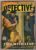 Private Detective"  June 1943 Robert Bellum, Laurence Donovan - Pulp
