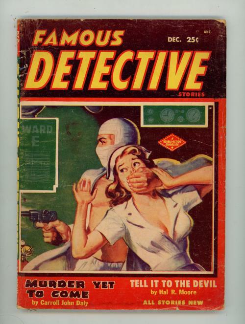 Famous Detective Dec 1954 GGA Cvr - C. J. Daly story