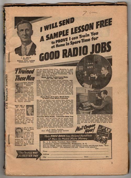 Horror Stories Dec 1940 Wild transplant Cvr; Ray Cummings; Arthur J. Burks