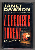 A Credible Threat: A Jeri Howard Mystery by Janet Dawson Signed