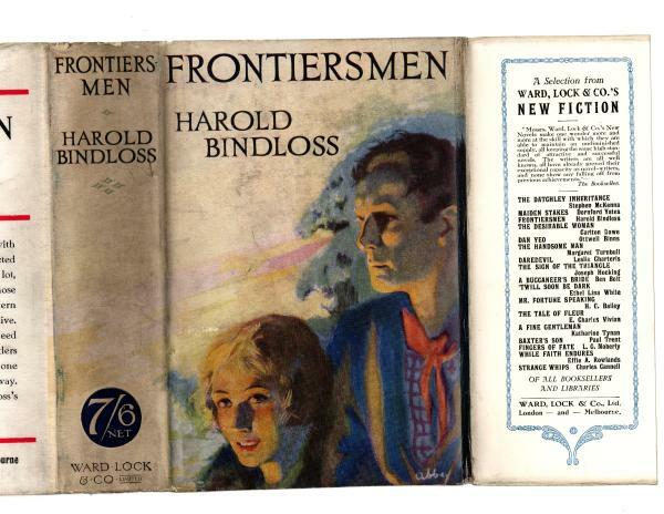 Frontiersmen by Harold Bindloss (First Edition) Hubin Listed ABbey DJ