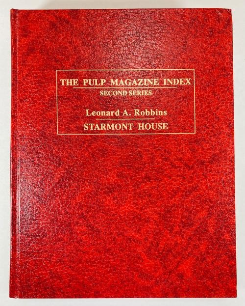The Pulp Magazine Index: 1- 3 Series (1989 -1990) 5 Vols by Leonard A. Robbins