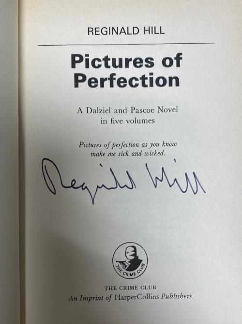 Pictures of Perfection by Reginald Hill (First UK Edition) Signed
