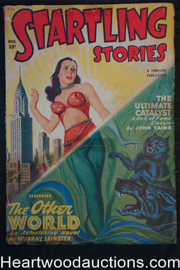 Startling Stories Nov 1949 L. Ron Hubbard, Virgil Finlay Art