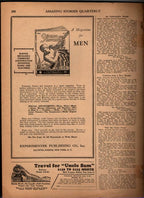 Amazing Stories Quarterly Apr 20 1929 Frank Paul Cvr; Stanton Coblentz; Hamilton